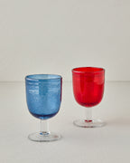 Calle Glass Hand Made Chalice 320 ml Blue (view 4)