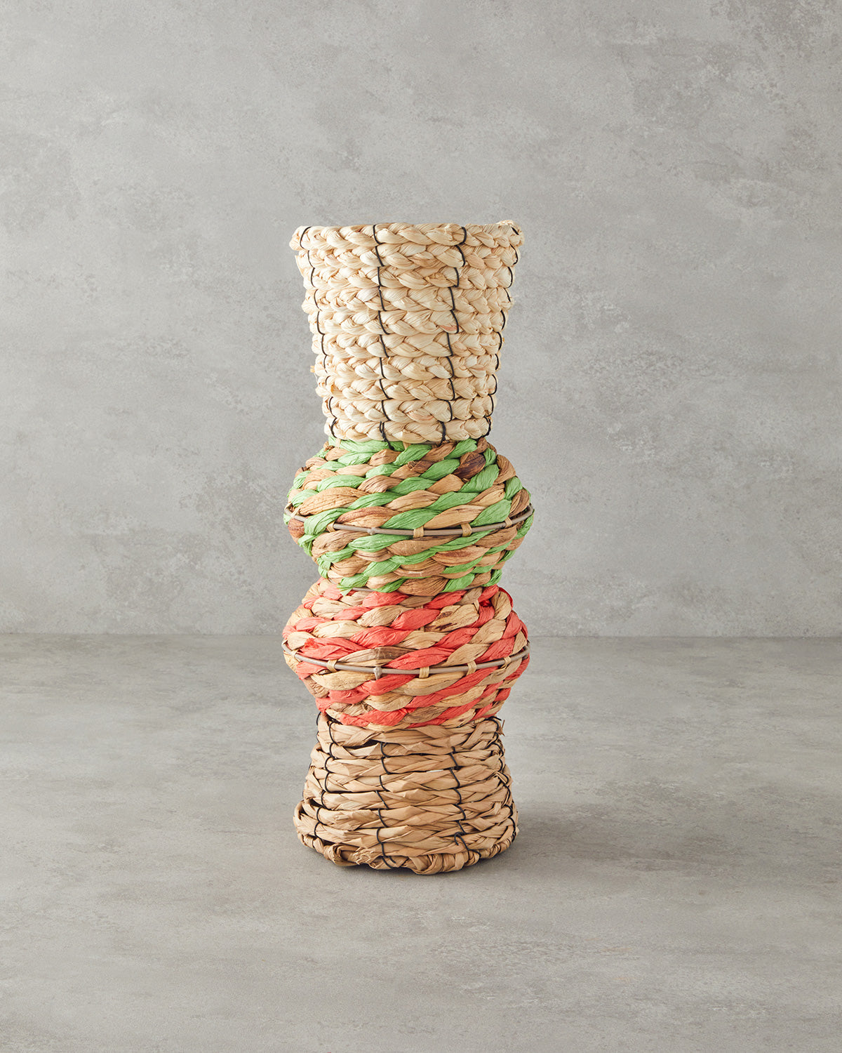 Thallo Wicker Decorative Object 17x40 cm Multicolor