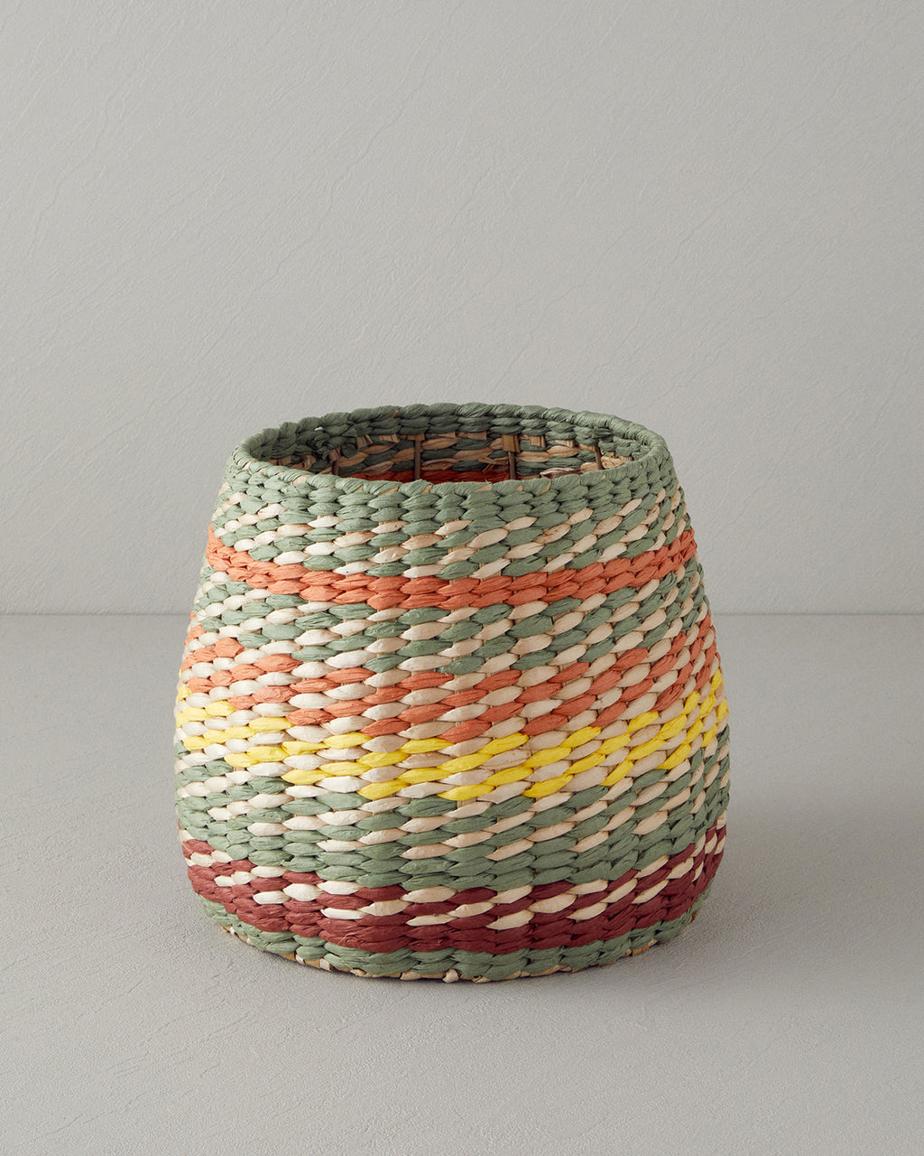 Ruth Wicker Basket 28x23 cm Multicolor (view 2)