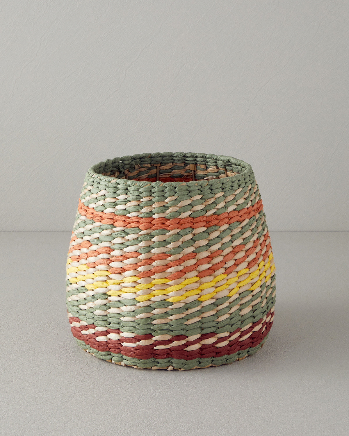 Ruth Wicker Basket 28x23 cm Multicolor (view 2)