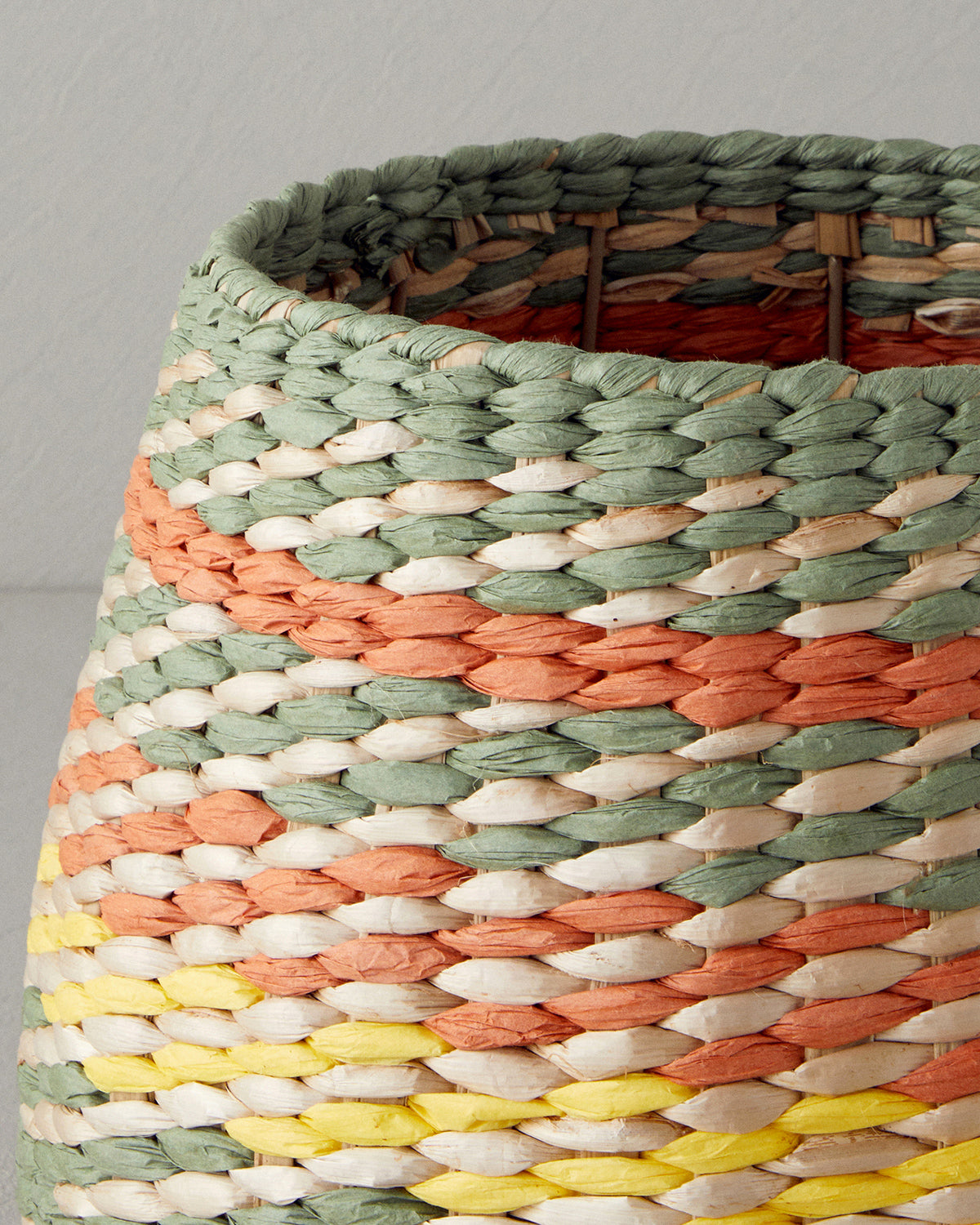 Ruth Wicker Basket 28x23 cm Multicolor (view 3)