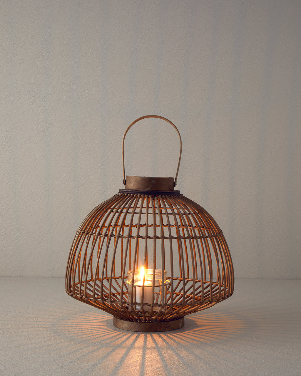 Florence Bamboo Lantern 33x30 cm Natural (view 2)