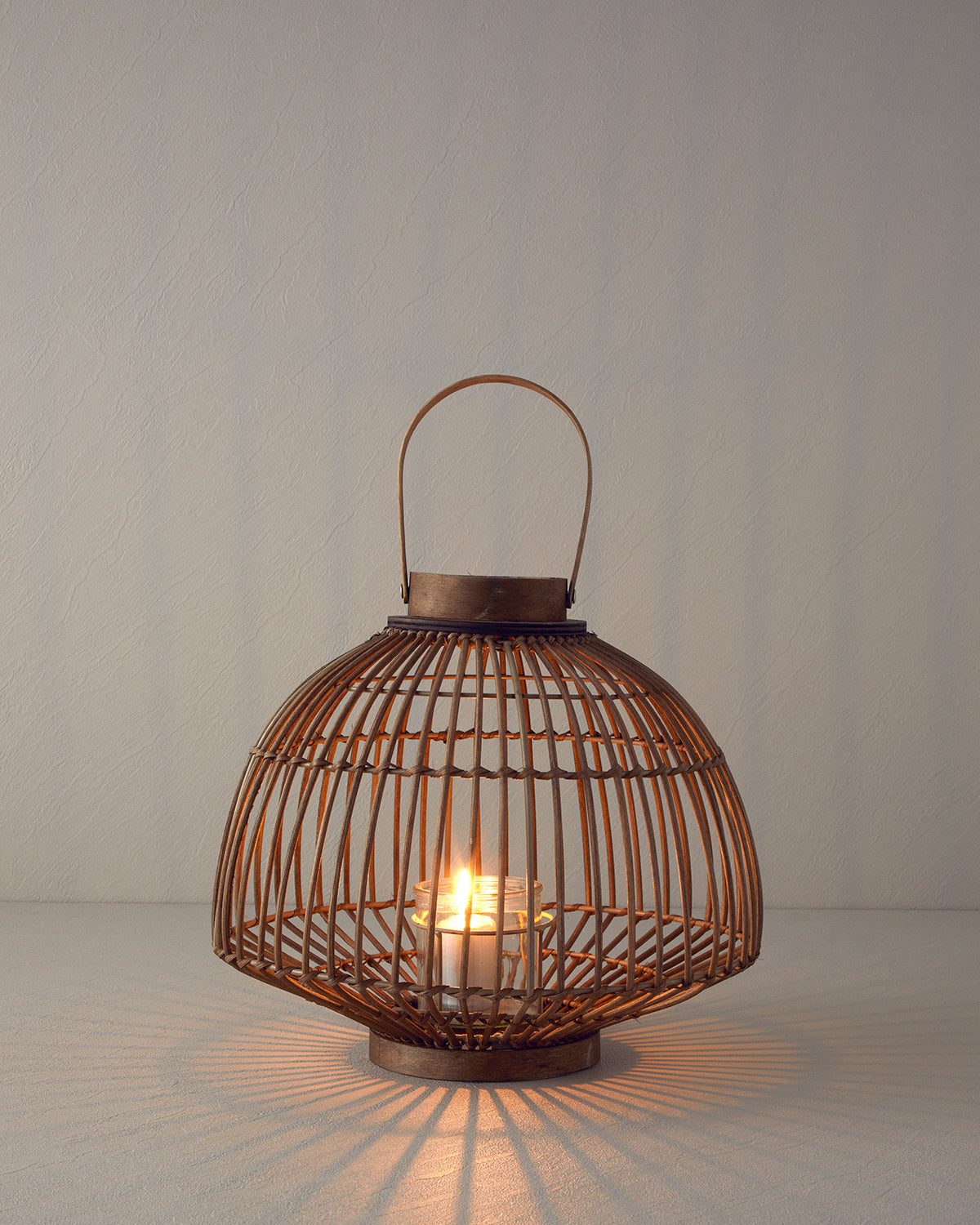 Florence Bamboo Lantern 33x30 cm Natural (view 2)