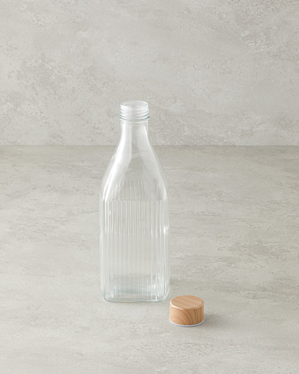 Glass Bottle 1000 ml Transparent (view 2)