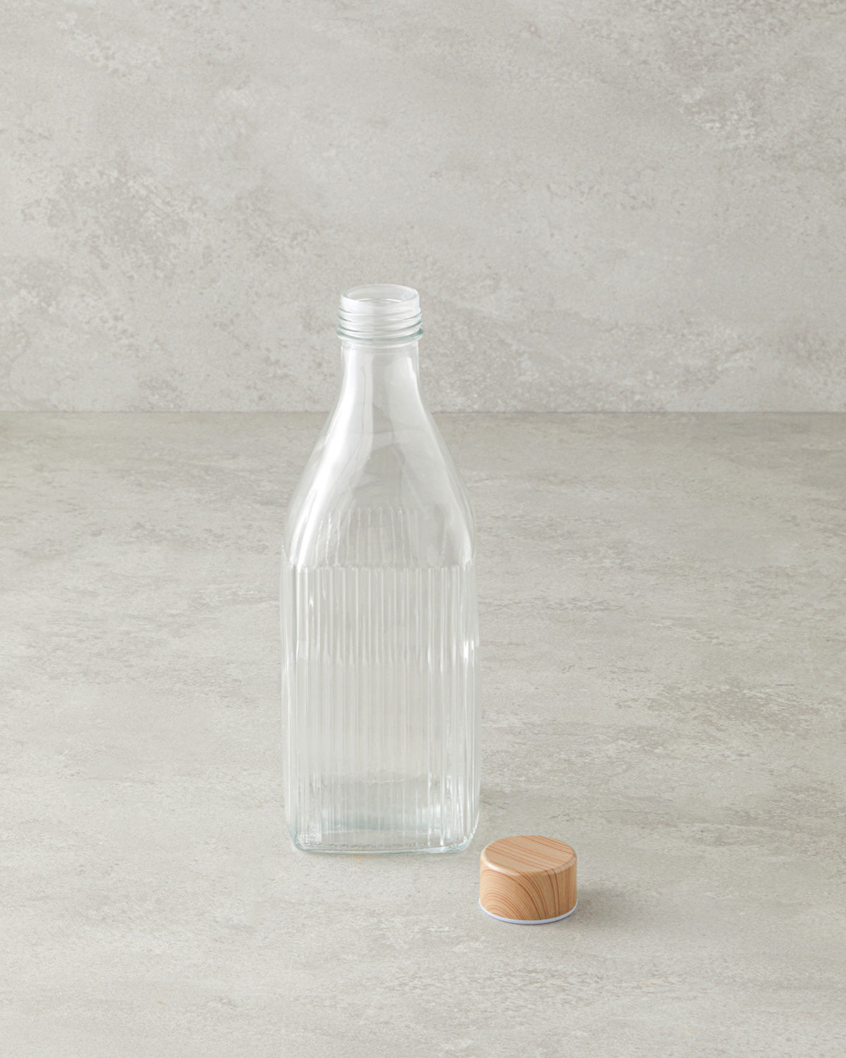 Glass Bottle 1000 ml Transparent (view 2)