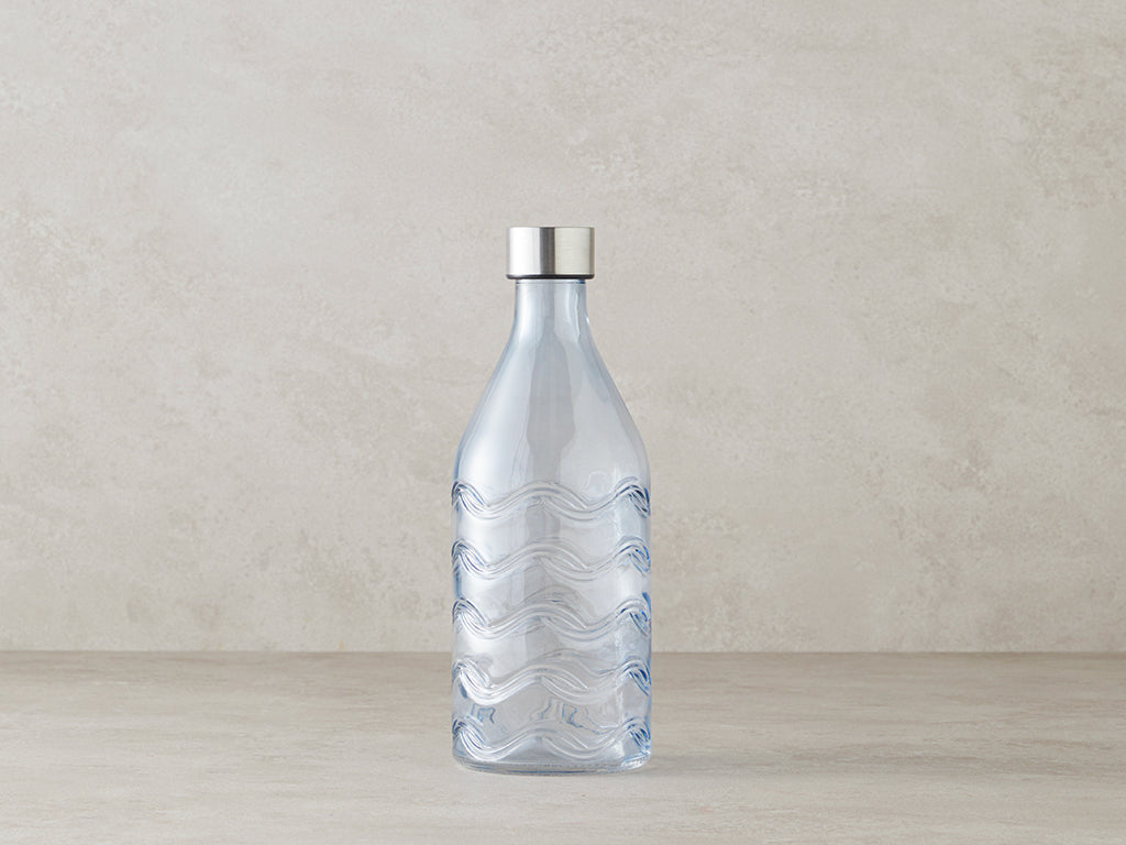 Glass Bottle 1000 ml - Blue