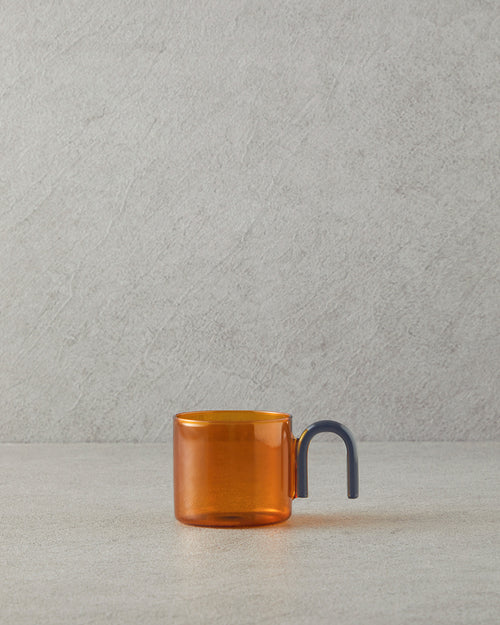 Borosilicate Glass Mug 300 ml - Mustard