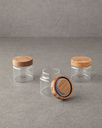 Alina Borosilicate 3 pcs Spice Rack 250 ml Transparent (view 2)