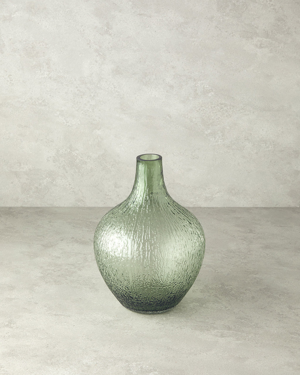 Misty Glass Vase 20x28 cm Mint