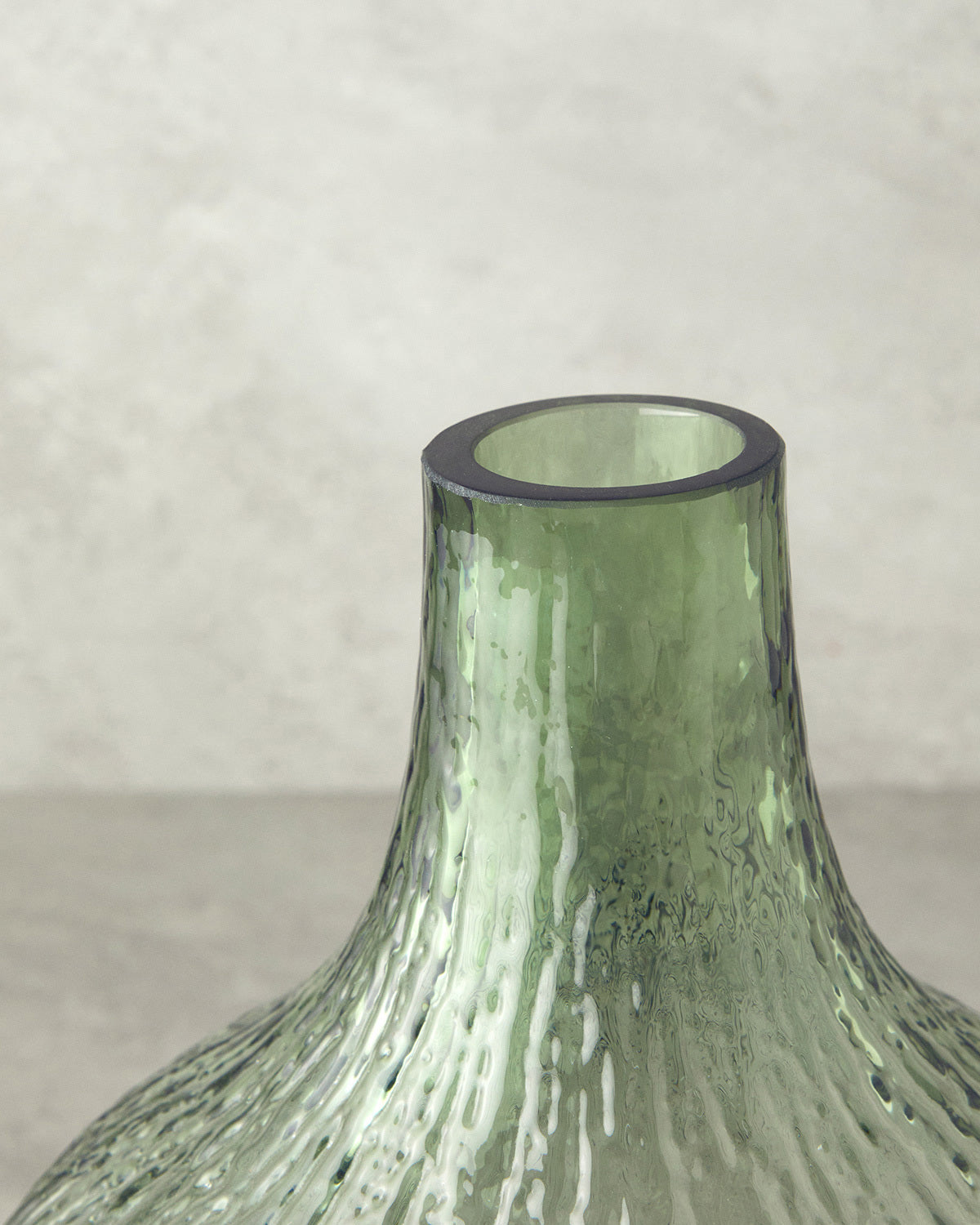 Misty Glass Vase 20x28 cm Mint (view 2)