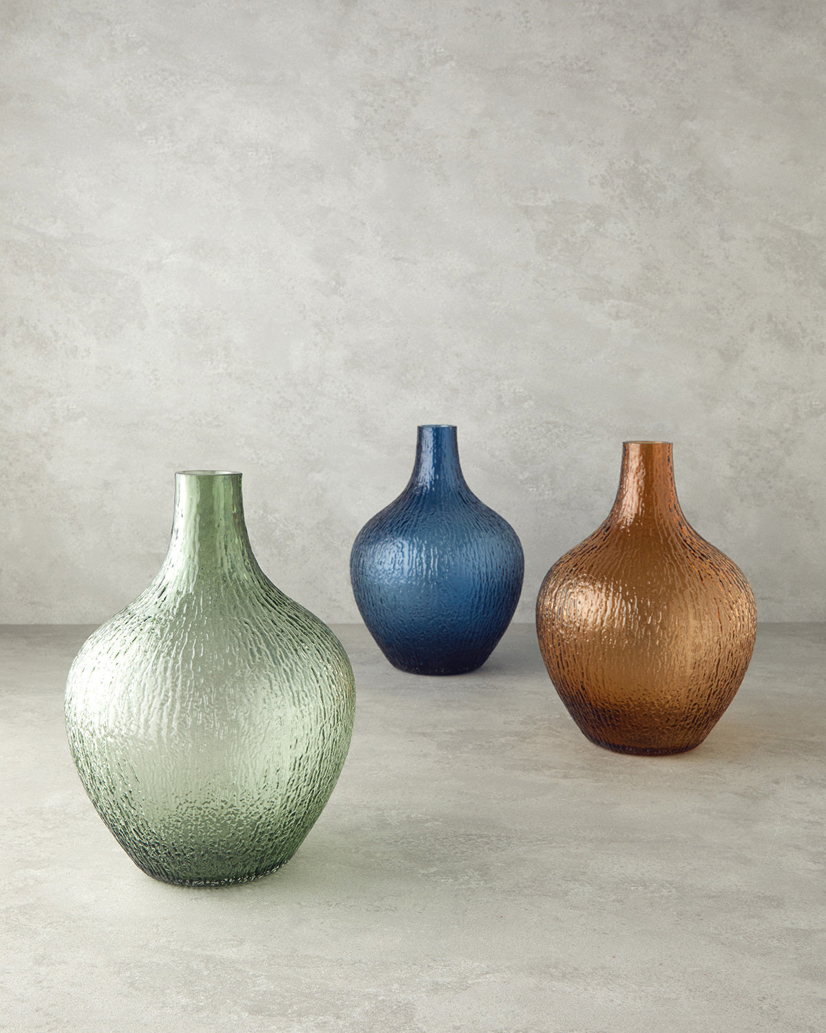 Misty Glass Vase 20x28 cm Mint (view 3)