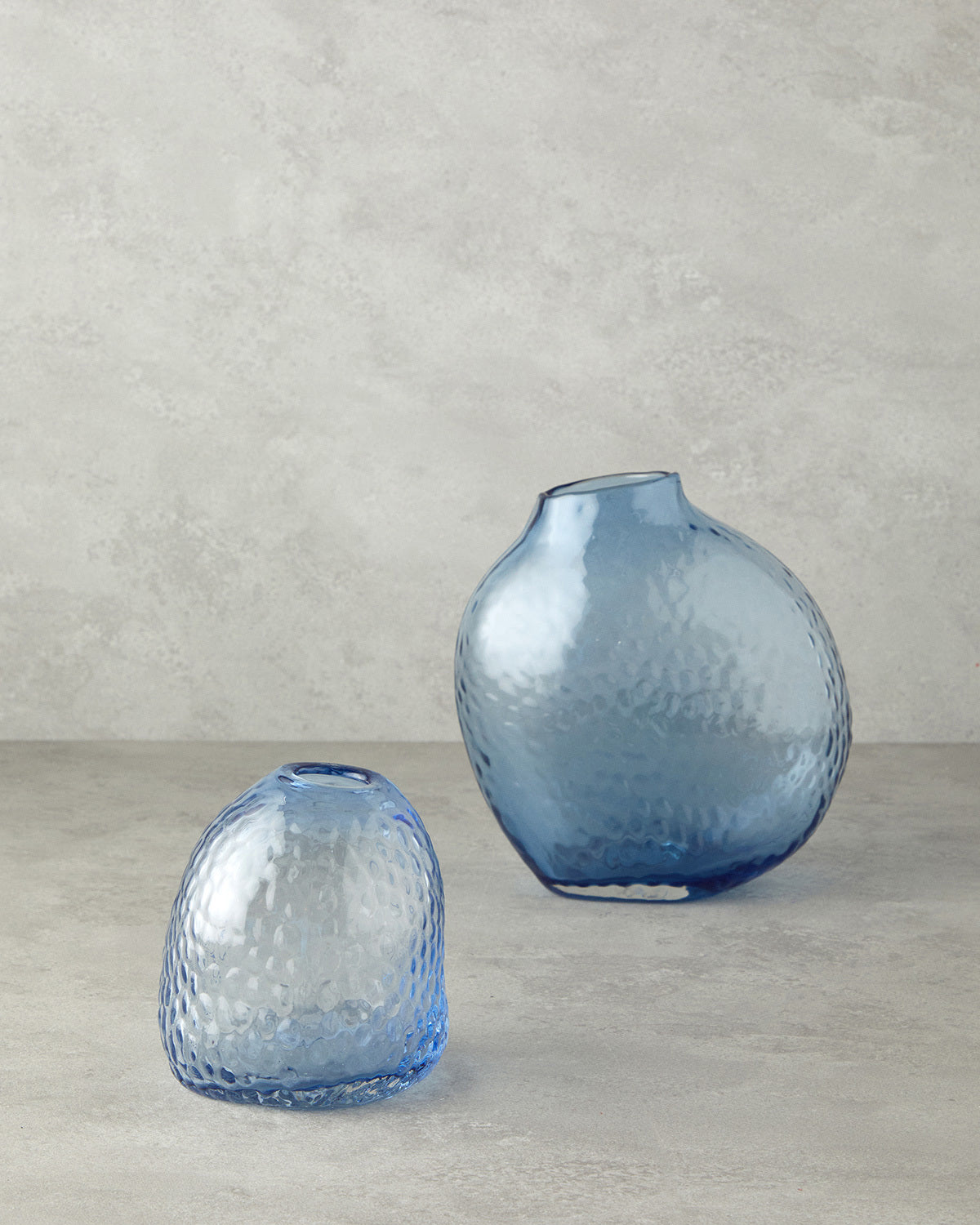 Dotsy Glass Vase Blue (view 3)