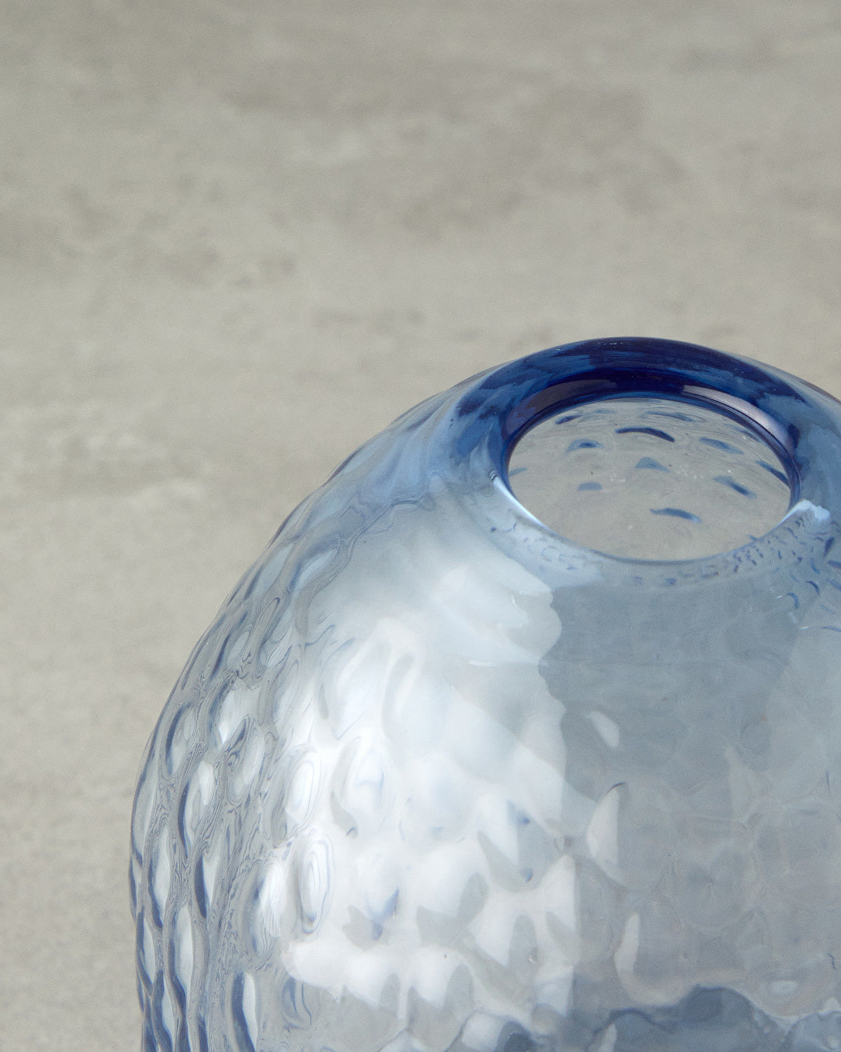 Dotsy Glass Vase Blue (view 5)