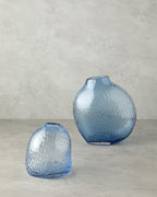Dotsy Glass Vase Blue (view 6)