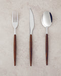Solid 18/10 Stainless Steel Cutlery Set 18 Pieces, 6 Servings Silver