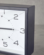 Flair Clock 28x20 cm Black
