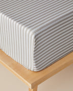 Twill Fitted Sheet - Beige - Double 160x200 cm (view 2)