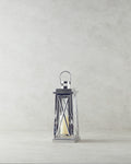 Carly Metal Lantern Silver - 42 cm