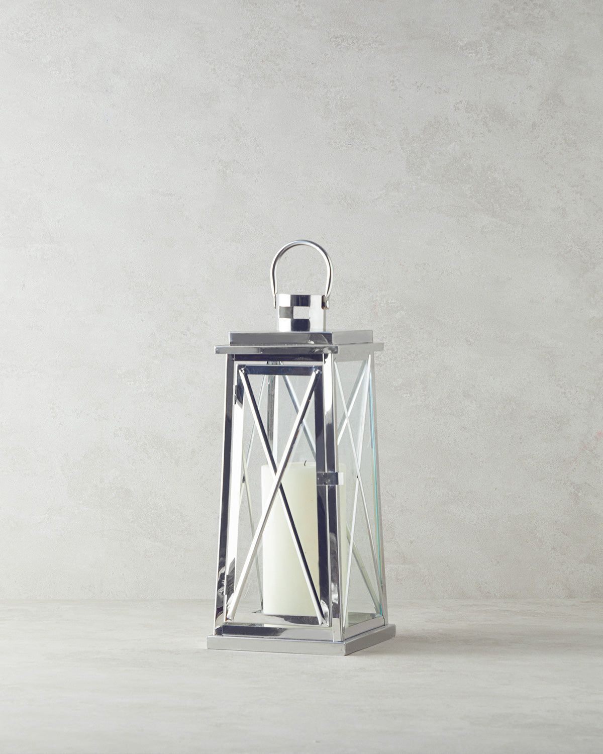 Carly Metal Lantern Silver (view 5)