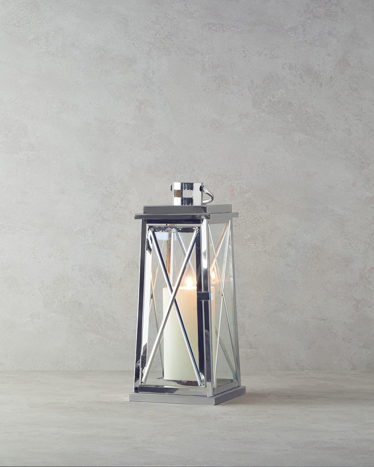 Carly Metal Lantern Silver (view 6)