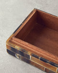 Antique Boho Decorative Box Black - 21x16x7.5 cm