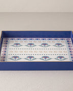 Carnival Time PP Tray 35x35 cm Blue