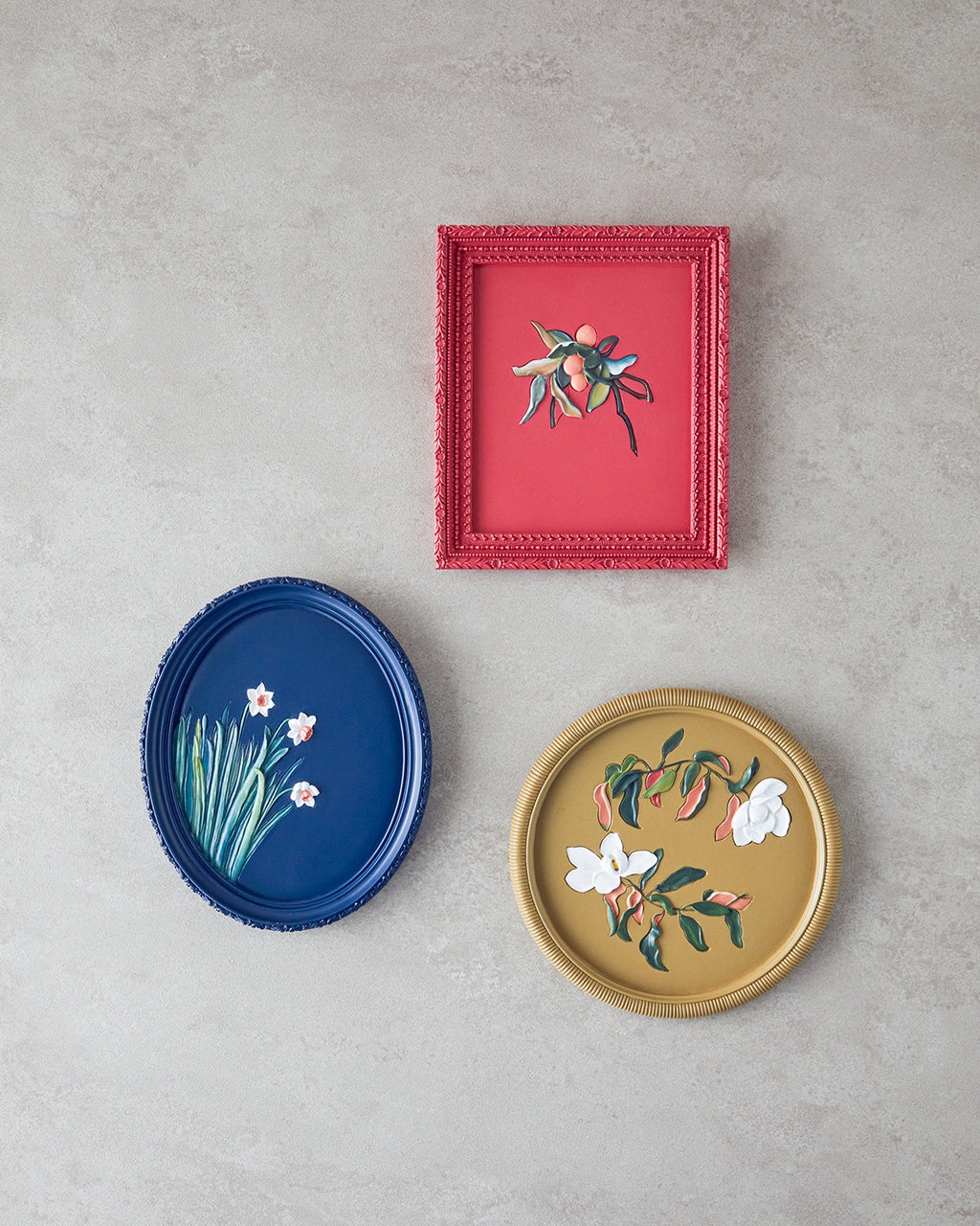 Flowers Polyresin Wall Accessory 17.5x20 cm (view 8)