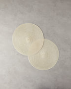 Leron Polyester 2 pcs Table Mat 38 cm Cream
