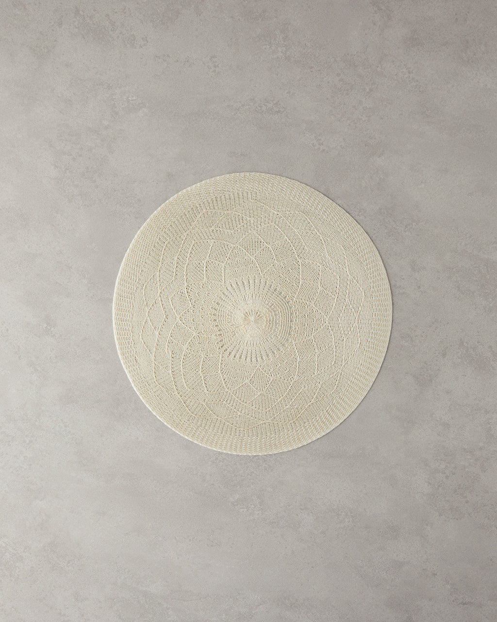 Leron Polyester 2 pcs Table Mat 38 cm Cream (view 2)