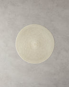 Leron Polyester 2 pcs Table Mat 38 cm Cream (view 2)