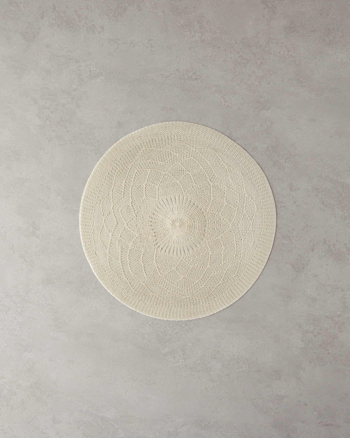 Leron Polyester 2 pcs Table Mat 38 cm Cream (view 2)