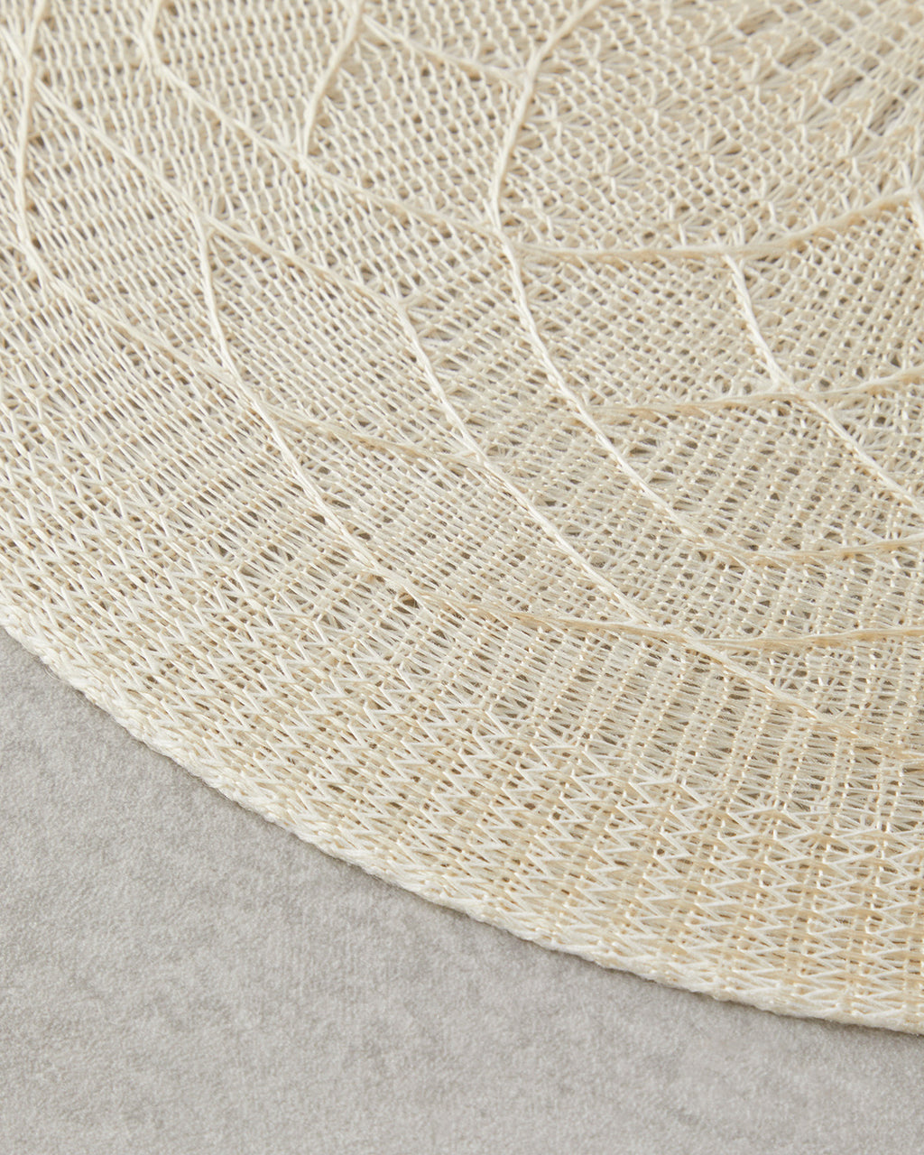 Leron Polyester 2 pcs Table Mat 38 cm Cream (view 3)