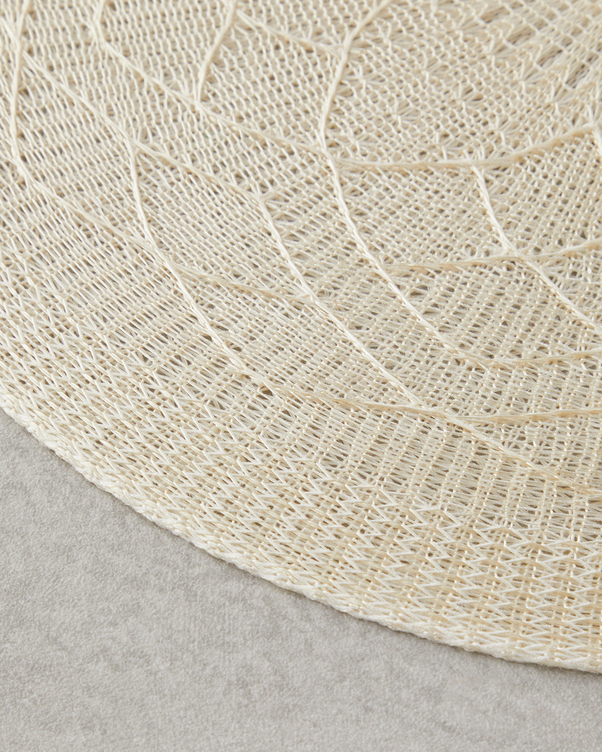 Leron Polyester 2 pcs Table Mat 38 cm Cream (view 3)