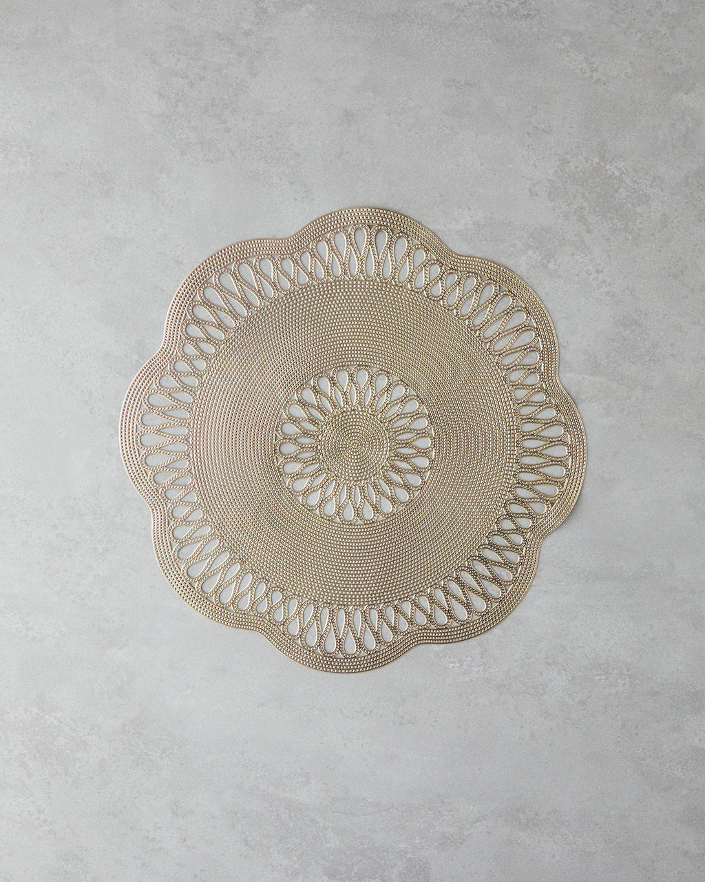 Tuscan PVC 2 pcs Table Mat 38 cm Gold (view 2)