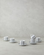 Elisa Porcelain 12 Pieces 6 Servings Coffee Cup Set 80 ml (view 5)