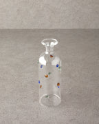 Dotty Borosilicate Vase 24x8 cm Transparent