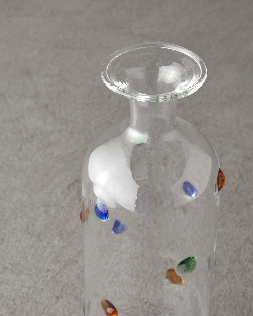 Dotty Borosilicate Vase 24x8 cm Transparent (view 2)