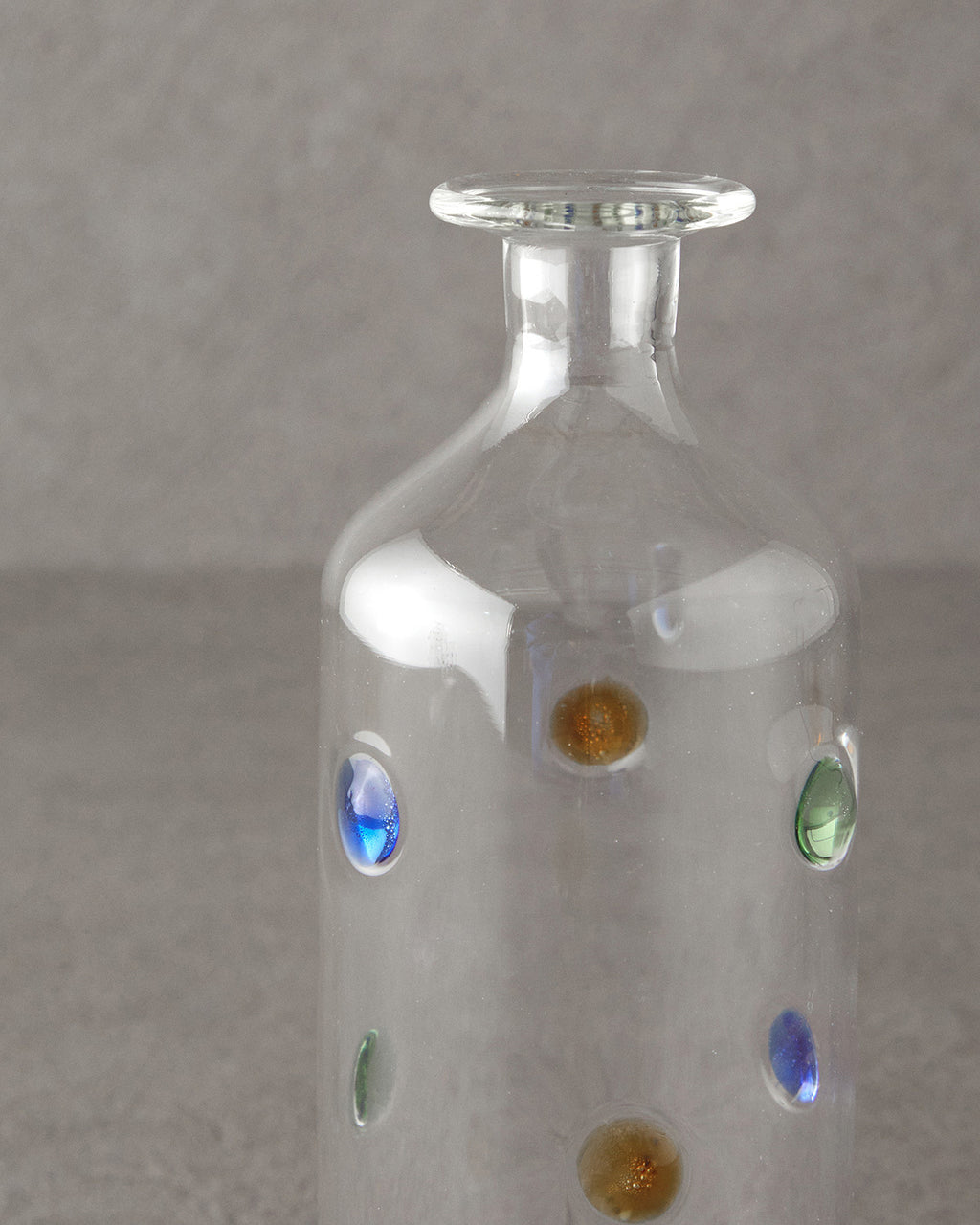 Dotty Borosilicate Vase 24x8 cm Transparent (view 3)