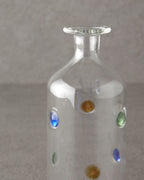 Dotty Borosilicate Vase 24x8 cm Transparent (view 3)