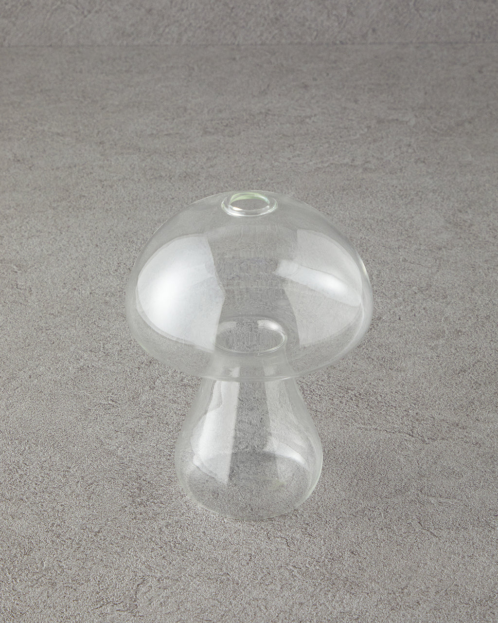 Mushroom Borosilicate Vase 16x12.5 cm Transparent (view 2)