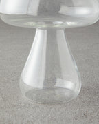 Mushroom Borosilicate Vase 16x12.5 cm Transparent (view 3)