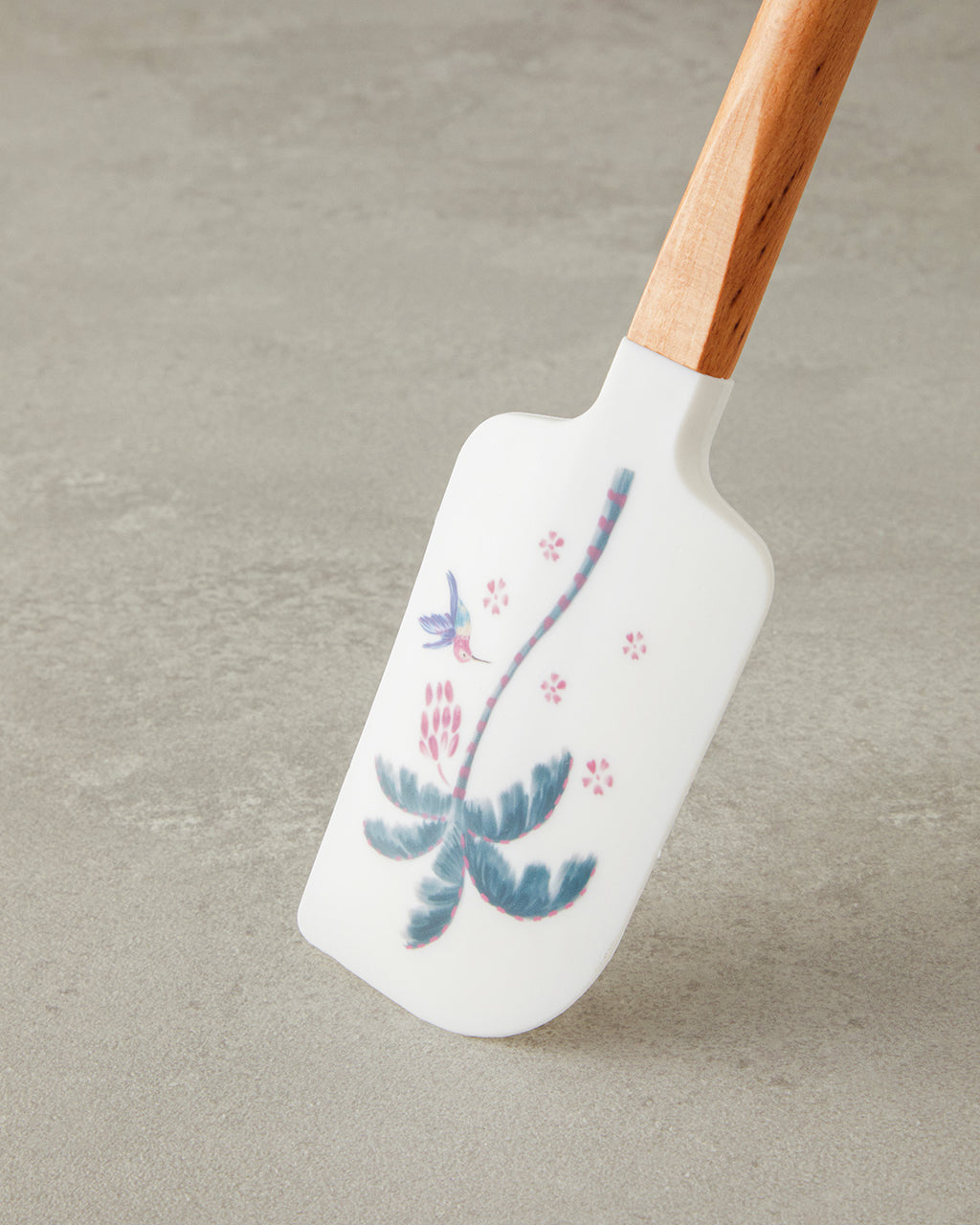 Carnival Palm Bamboo Spatula Serving Tool 32.5 cm White (view 2)