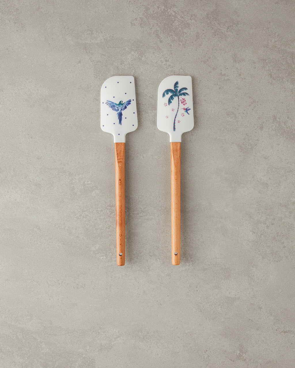 Carnival Palm Bamboo Spatula Serving Tool 32.5 cm White (view 3)