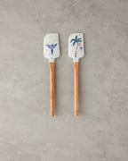 Carnival Palm Bamboo Spatula Serving Tool 32.5 cm White (view 3)