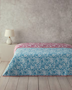 Folk Art Multi-Purpose Cover Dark Pink - Single 160x220 cm