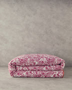 Folk Art Multi-Purpose Cover Dark Pink - King 240x220 cm (view 3)