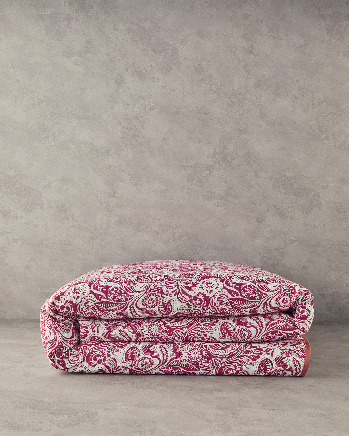 Folk Art Multi-Purpose Cover Dark Pink - King 240x220 cm (view 3)