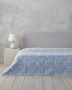 Modern Diamond Multi-Purpose Cover Dark Blue - Single 160x220 cm