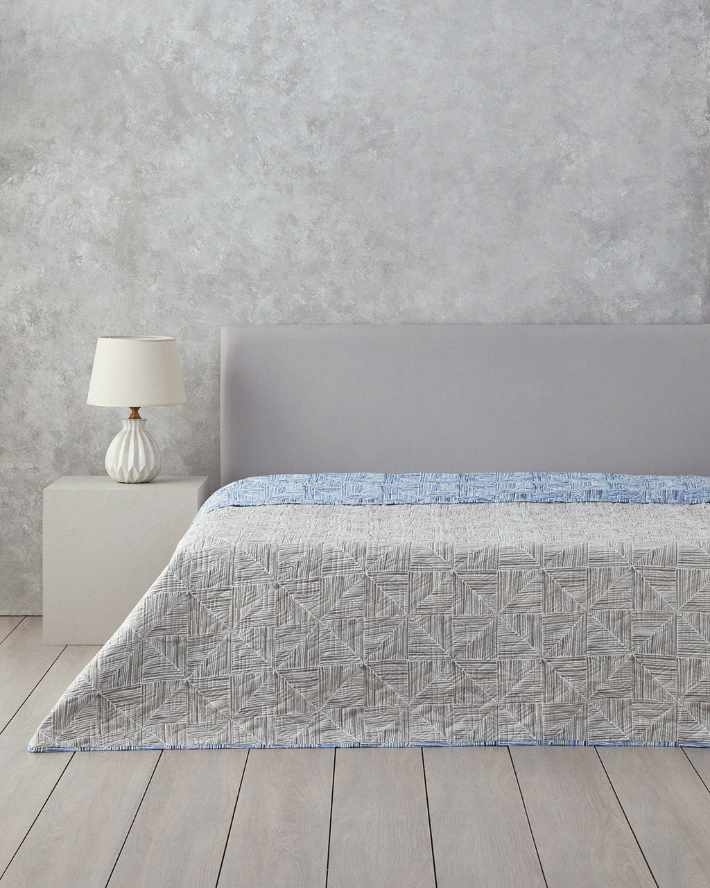 Modern Diamond Multi-Purpose Cover Dark Blue (view 5)