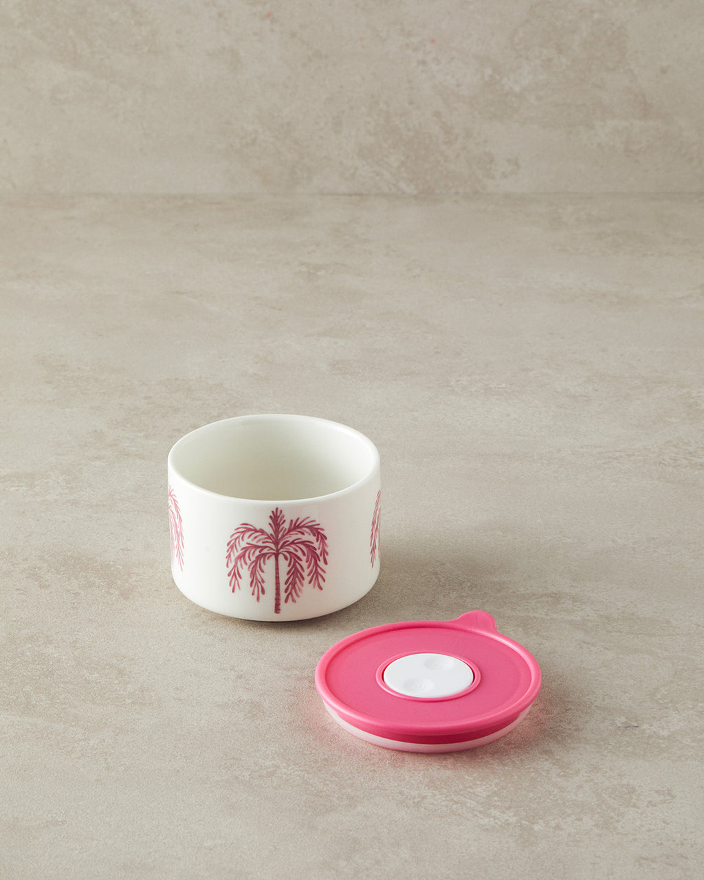 Carnival Tree New Bone China Storage Container 300 ml Pink (view 2)